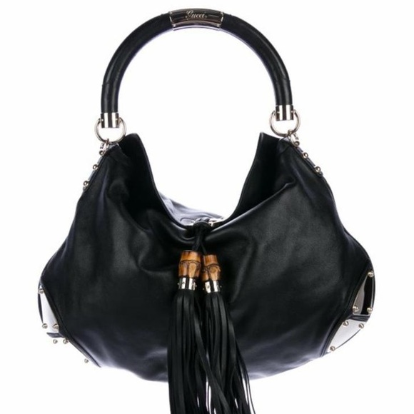 Gucci Handbags - Gucci Indy Hobo Guccissima Leather Medium